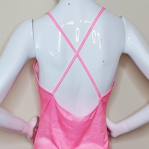 True Rock Hot Pink Scoop Neck Maxi Dress SZ L - Picture 8 of 11